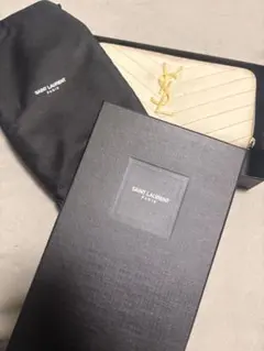 SAINT LAURENT ホワイト 長財布