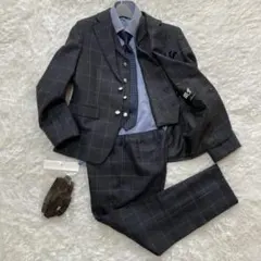 美品 WANDER FACTORY 140 男の子 フォーマルスーツ 7点セット