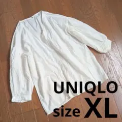 size XL ユニクロ プルオーバー ブラウス