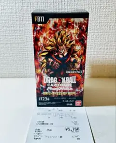 ドラゴンボールスーパーカードゲーム フュージョンワールド FB11 1BOX