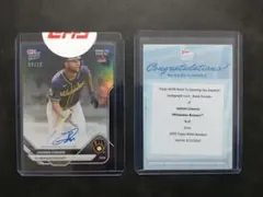 10枚限定 2025 Topps Jackson Chourio Auto