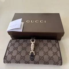 GUCCI グッチ GGインプリメ 長財布 二つ折り メタリックブラウン系箱付き GUCCI グッチ GGインプリメ 長財布 二つ折り メタリックブラウン系箱