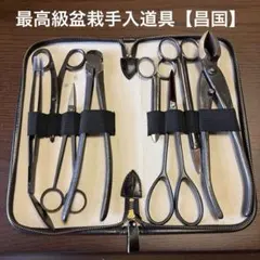昌国 盆栽道具 5点セット 昌国 盆栽道具セット 5点セット 黒染め 収納ケース付き - メルカリ