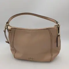 美品 COACH ショルダーバッグ デイジー ベージュ 本革 F23943 - メルカリ
