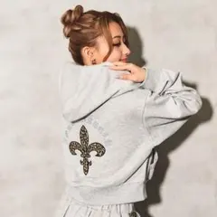 早い者勝ち！バックプリントパーカー　Avail　eggコラボ　ギャル　レオパード