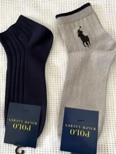 新品　POLO RALPH LAUREN メンズ靴下2足セット　25〜27cm