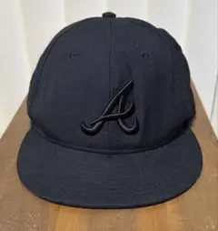 NEWERA✖️アトランタ・ブレーブス MLB キャップ 黒　59FIFTY