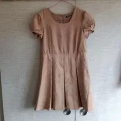 も*も様 ベージュワンピース