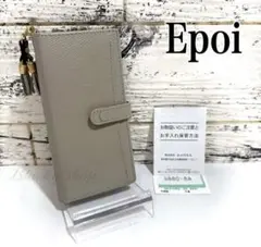 iPhone 12 mini エポイ　牛革　ケース 手帳型 グレージュのサムネイル