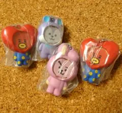 BT21 フォトフレームマスコット　４個セット