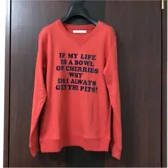 トレーナー赤 新品