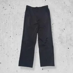 美品HAREハレ刺繍サイドラインワイドパンツスラックスブラック黒モードデザインS