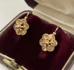 フランス　アンティーク　ピアス　ジュエリー　ドルムーズ　18k ヴィンテージのサムネイル