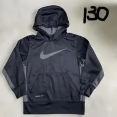 Nike THERMA-FITブラックパーカー XSサイズ 〜135cm