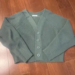 natural couture カーディガン グリーンのサムネイル