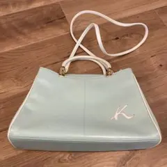 水色 ハンドバッグ