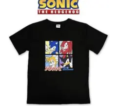 SONIC ソニック キャラクターTシャツ 黒のサムネイル