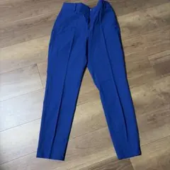 PLST 青 XXS リネンブレンドスティックパンツ