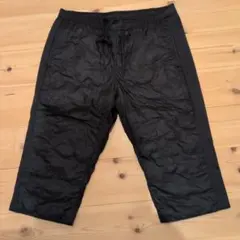 ぱ*ぇ様 ワークマン　ブラック ダウンショートパンツ