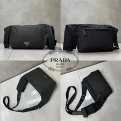 PRADA ショルダーバッグ プラダ カメラバッグ 三角ロゴ Y2K ブラックのサムネイル