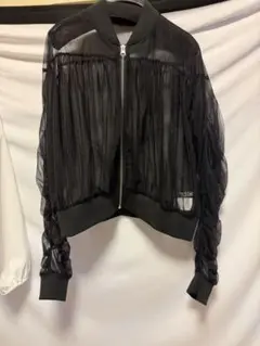 JOINT WORKS ANNASUI チュールギャザーショートブルゾンのサムネイル