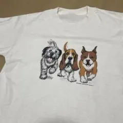 極希少90sヴィンテージ 猫Tシャツ シングルステッチ 赤 あいみょん