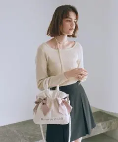 Maison de FLEUR ボアダブルリボントートバッグのサムネイル
