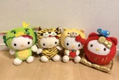 ハローキティ トラ コスチューム ぬいぐるみ - メルカリ