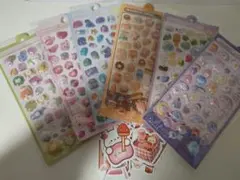 おまけ付き　ボンボンドロップシール 6枚セット　2