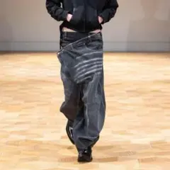 ORIMI OVERLAP BUGGY DENIM PANTS - メルカリ