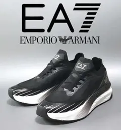 新品タグ付き【EA7 エンポリオアルマーニ】スニーカー 黒 8(27cm)のサムネイル