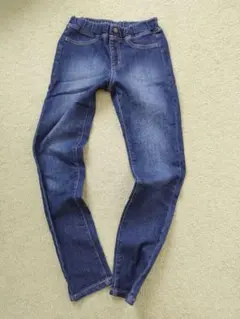 ダークブルー スリムフィットパンツ