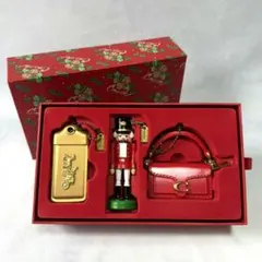 未使用級 非売品 コーチ オーナメント チャーム クリスマス ノベルティ