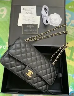 CHANEL ブラック ショルダーバッグ