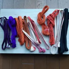 帯締めセット 多彩な色合い