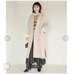 HAMILTONダブルフェイスロングチェスターコートのサムネイル