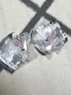 たべっ子どうぶつ めじるしアクセサリー うさぎちゃん2個セット