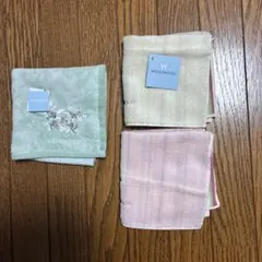ウェッジウッド　タオルハンカチ　３枚　新品未使用