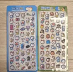 韓国限定 ドラえもん3Dクリスタルステッカー2種セット