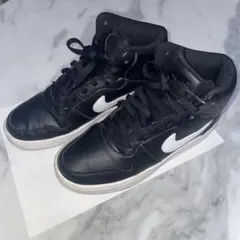 Nike ハイカットスニーカー エバノン ミッド ブラックレザー 24cmのサムネイル