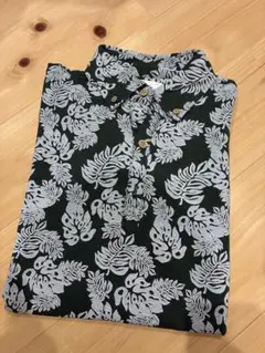 ikka ポロシャツ ボタニカル柄 Mサイズのサムネイル