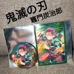 劇場版 鬼滅の刃 無限城編 竈門炭治郎 缶バッジ＆ホログラムカード