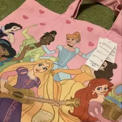 しまむら　福袋　ディズニープリンセス　トートバッグ　ピンク