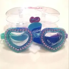 新品★Bling2o キッズ女の子 ラインストーン デコスイムゴーグル 水中眼鏡