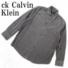 ck Calvin Klein 長袖シャツ グレーチェック M B1497のサムネイル