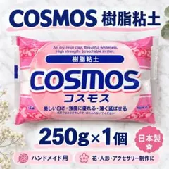 【新品】日清アソシエイツ 樹脂粘土 コスモス 250g #2609-009