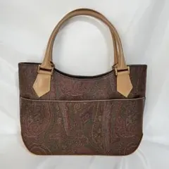 【A VACATION】ペイズリー柄✴バッグ✴サイズ:横24❌縦25❌マチ13 A VACATION✨縦15cm❌横24cm❌マチ12cm✨ペイズリー柄 - メルカリ