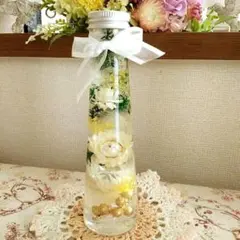 ✮*SALE✮*。゜白いお花 ハーバリウム