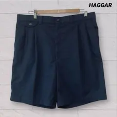 メキシコ製　ハガー　HAGGAR ネイビー　ショートパンツ　サイズ36のサムネイル