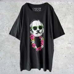 USA古着 KCCO ビルマーレイ ハワイアン 半袖 プリントTシャツ XL